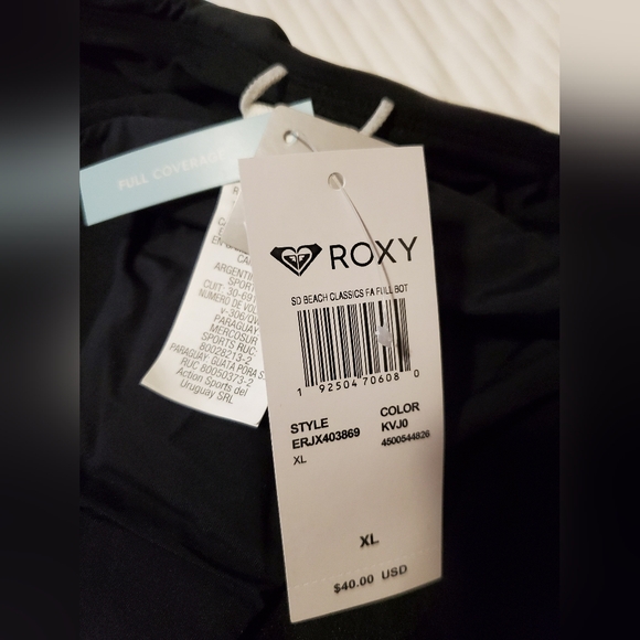 NWT Roxy Side-Cutout Full Coverage Bikini Bottoms. - Picture 5 of 5